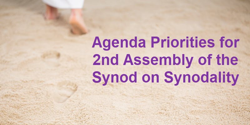 Agenda Priorities for 2nd Assembly of the Synod on Synodality